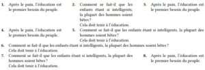 packages LaTeX français hlist
