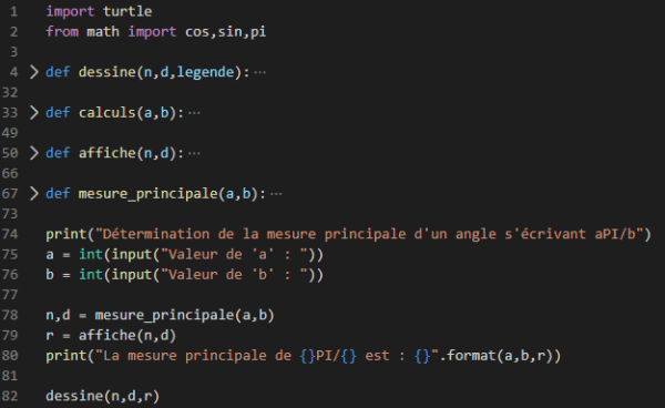 Mesure principale d'un angle avec Python - Mathweb.fr