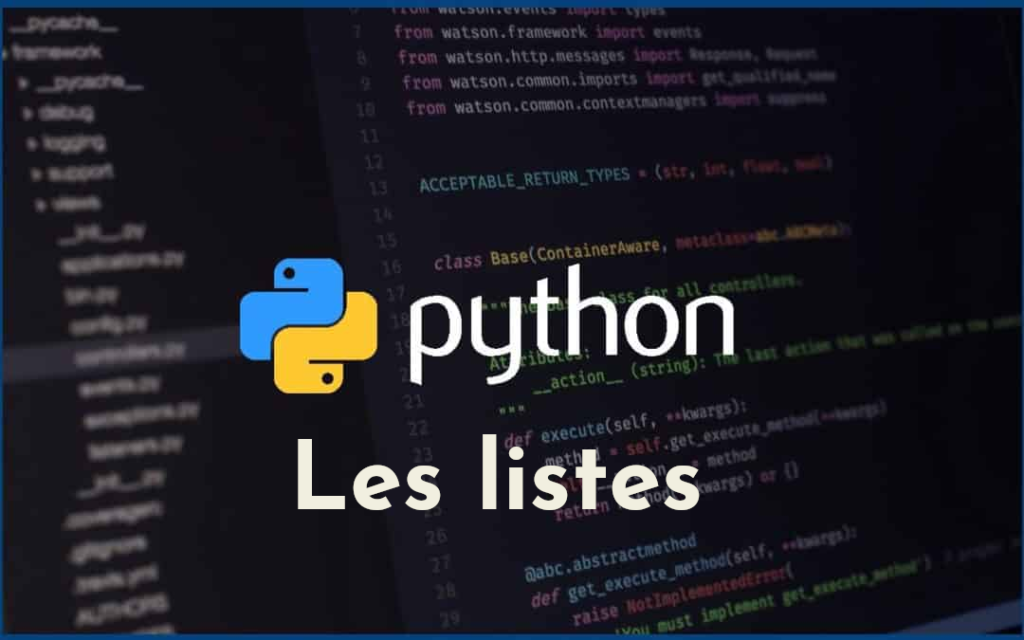 Les listes en Python