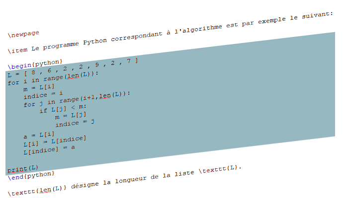 Extraire le code \(\LaTeX\) entre deux balises avec Python