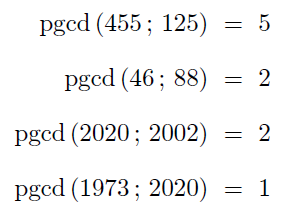 Exemple d'utilisation de pythontex-tools sur les calculs de PGCD