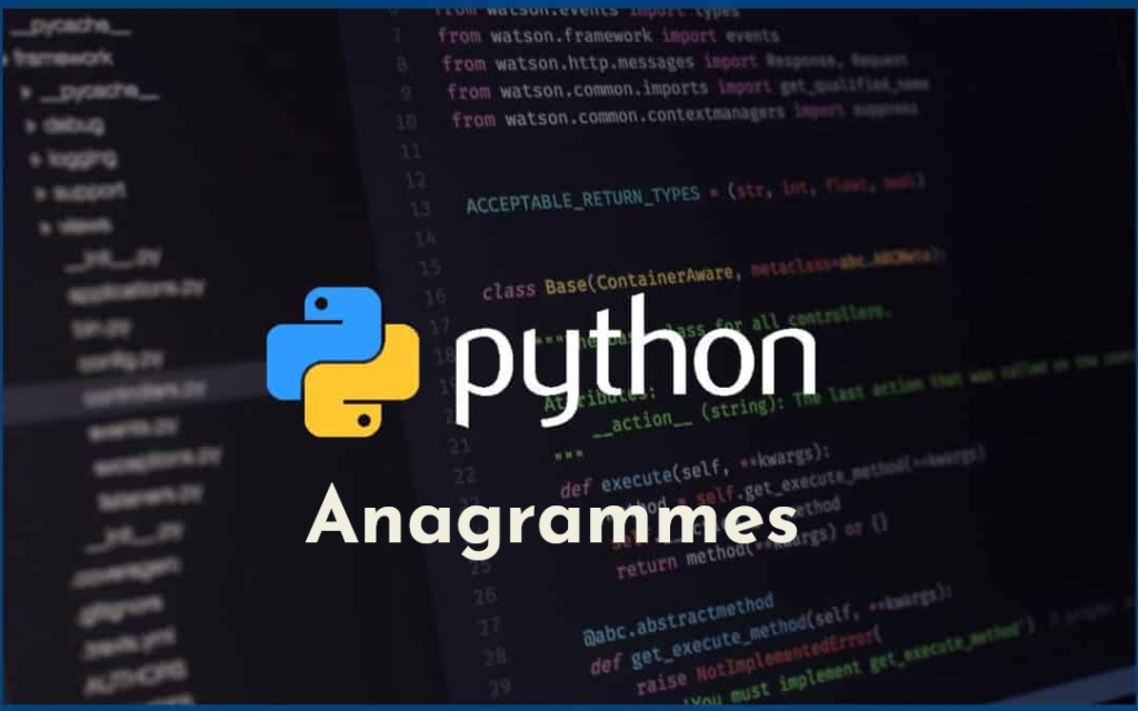 anagrammes en Python