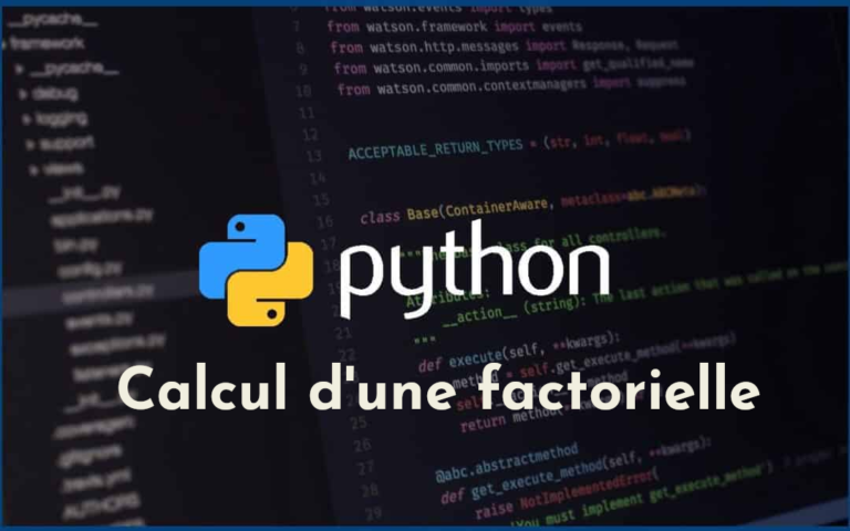 python factorielle