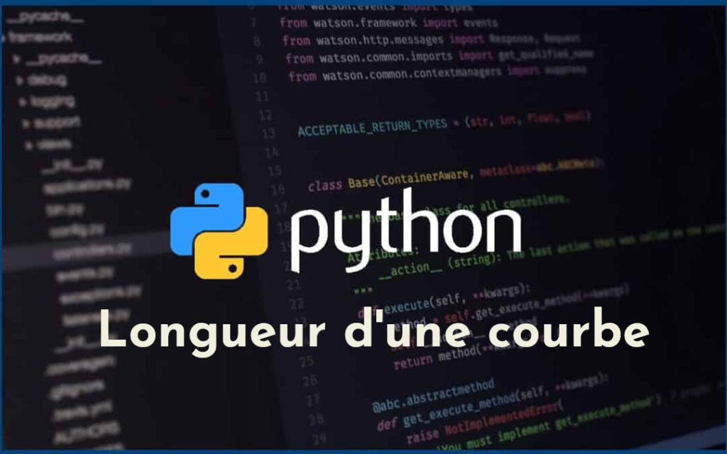 Longueur d'une courbe en Python