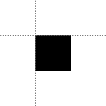 triangle de sierpinsky : étape 1