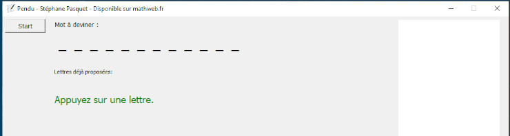 Le jeu du pendu en Python
