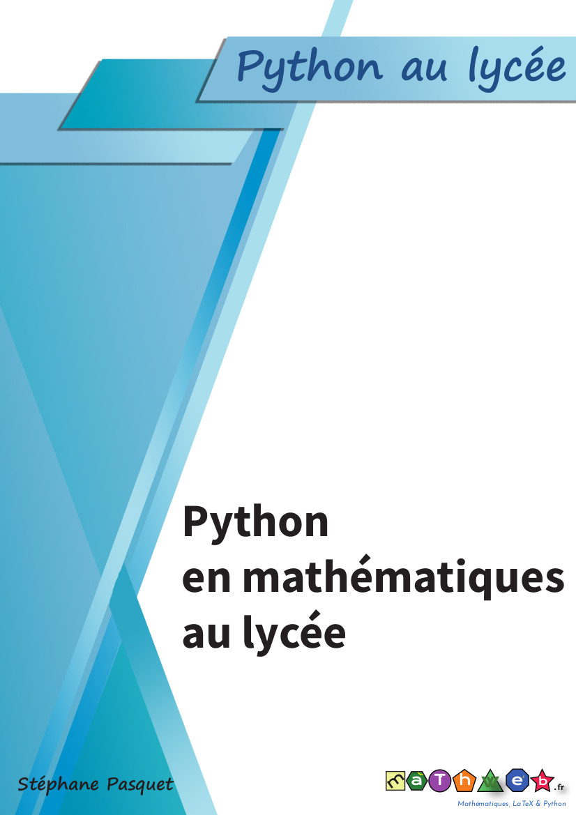 couverture python maths lycée