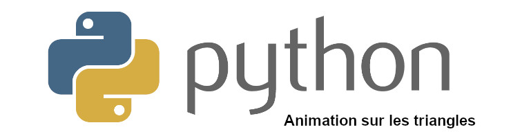 Les différents triangles: animation Python et manim