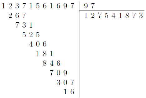 calculer clé numéro