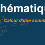 calcul d'une somme infinie