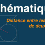 distance centres cercles