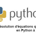 équations second degré python ia