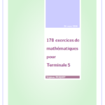 178 exercices de mathématiques pour Terminale S