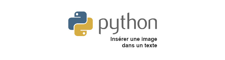 Insérer une image dans un texte en Python