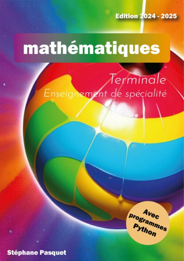 Livre de cours et d'exercices corrigés (Terminale spécialité)
