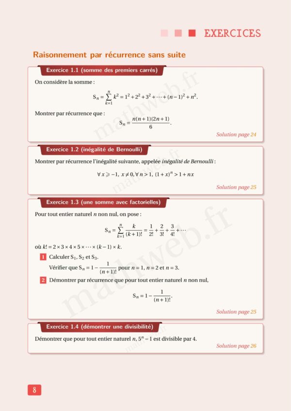 Livre de cours et d'exercices corrigés (Terminale spécialité) – Image 8