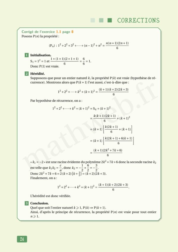 Livre de cours et d'exercices corrigés (Terminale spécialité) – Image 9