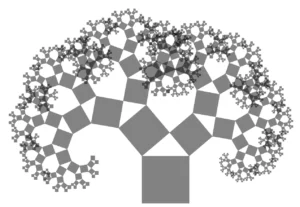 arbre fractal de Pythagore: version 1
